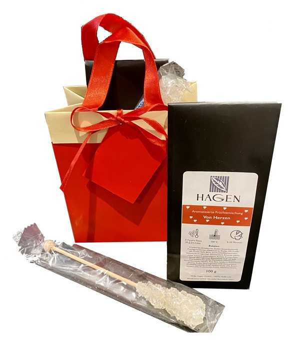 Teetütchen Von Herzen