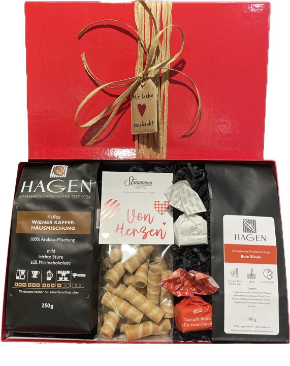 Kaffee-Teepaket Von Herzen