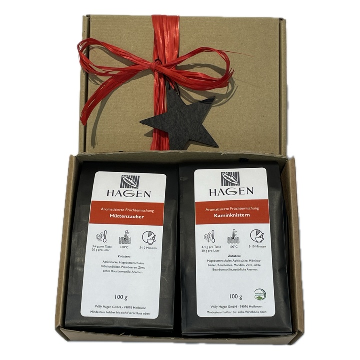 Teepäckchen Weihnachten