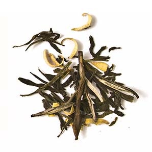 Aromatisierte Grünteemischung Sencha Orange