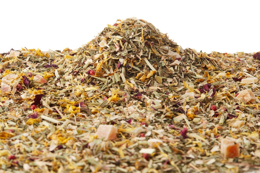 Aromatisierte Kräutermischung Hafergras Mango Papaya